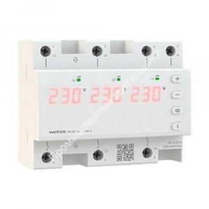 Реле напряжения D6-63 red 63А 220-380В Welrok 1
