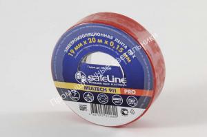 Изолента SafeLine 19/20 (красная) 85г. (10/200) 1