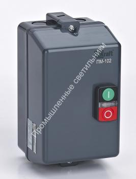 Пускатель ПМ-102  9A  AC220/230 пластиковый корпус IP54 DEKraft 23617 (1) 1