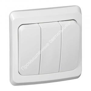 Выключатель 10А 3CП Этюд BC10-003B (20/120) 1