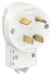 Вилка Blanca 3P+E 32А 400V силовая белая BLNSV003241 1