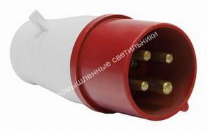Вилка силовая TEXENERGO 014 кабельная 3P+PE 16А/380В IP44 (10) 1