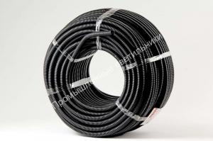 Труба гофрированная легкая ПНД HF d20 с зондом черная УФ (100м) Uplast 1