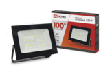 Прожектор СДО-7 100W/6500K/8000Лм IP65 черный 230В IN HOME (10)