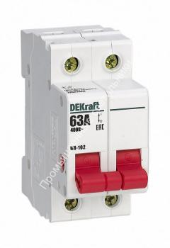 Выкл нагрузки ВН102-2P-063А DEKraft 17007 (6) 1