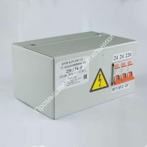 Трансформатор ЯТП-0,25 220В/24В 2авт. IP30 TDM 1