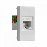 Розетка модульная W45 компьютерная K5E белая 45х22,5 Systeme Electric